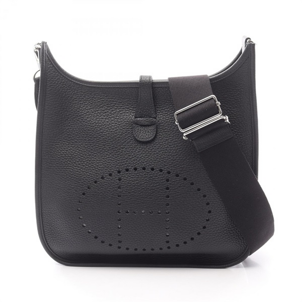 HERMES エヴリン３トロワPM ブラック/シルバー金具