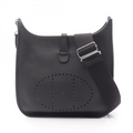 HERMES エヴリン３トロワPM ブラック/シルバー金具
