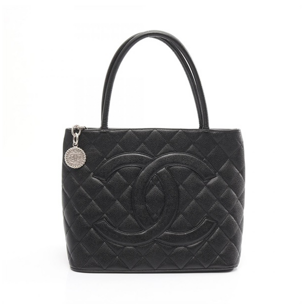 CHANEL 復刻トート ブラック/Ｓ金具