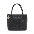 CHANEL 復刻トート ブラック/Ｓ金具