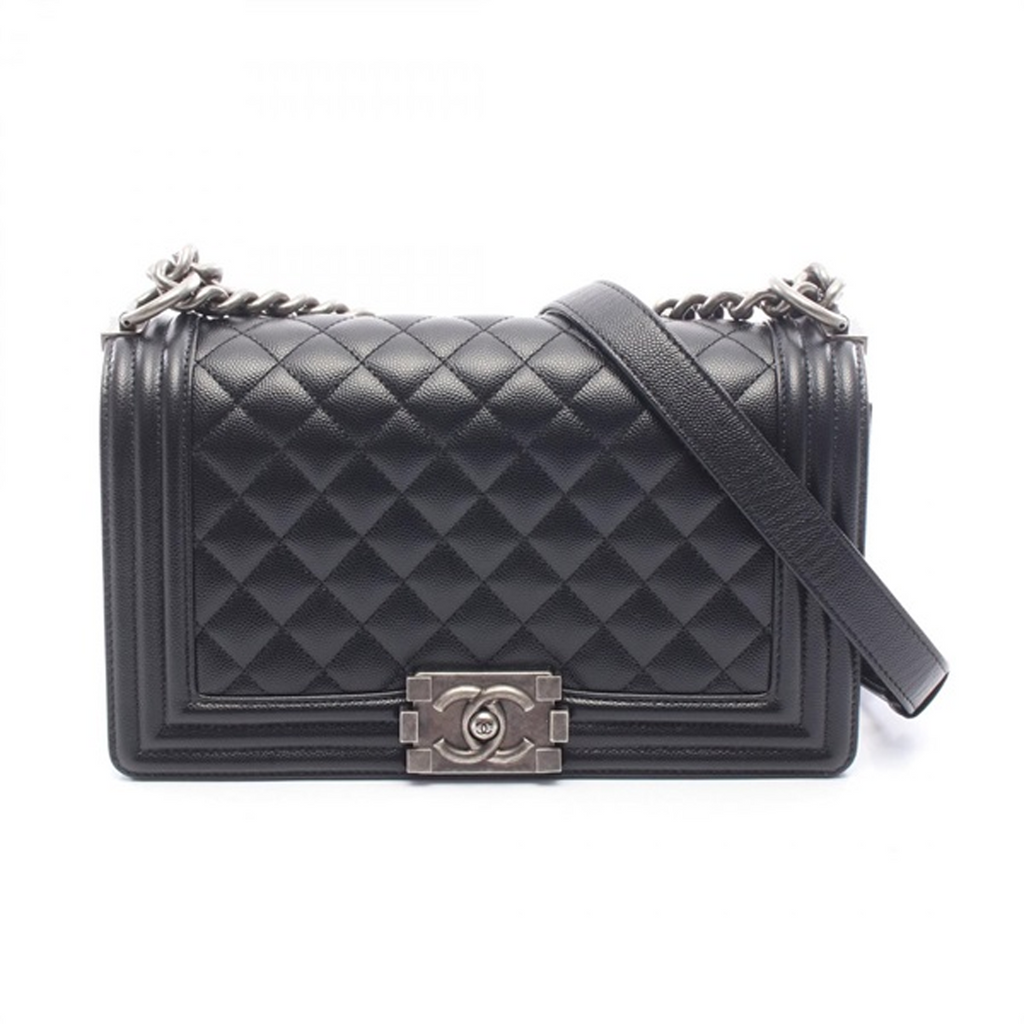 CHANEL ボーイシャネル ブラック/Ｓ金具