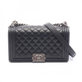 CHANEL ボーイシャネル ブラック/Ｓ金具