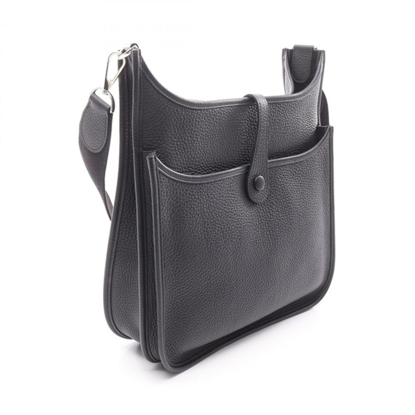 HERMES エヴリン３トロワPM ブラック/シルバー金具