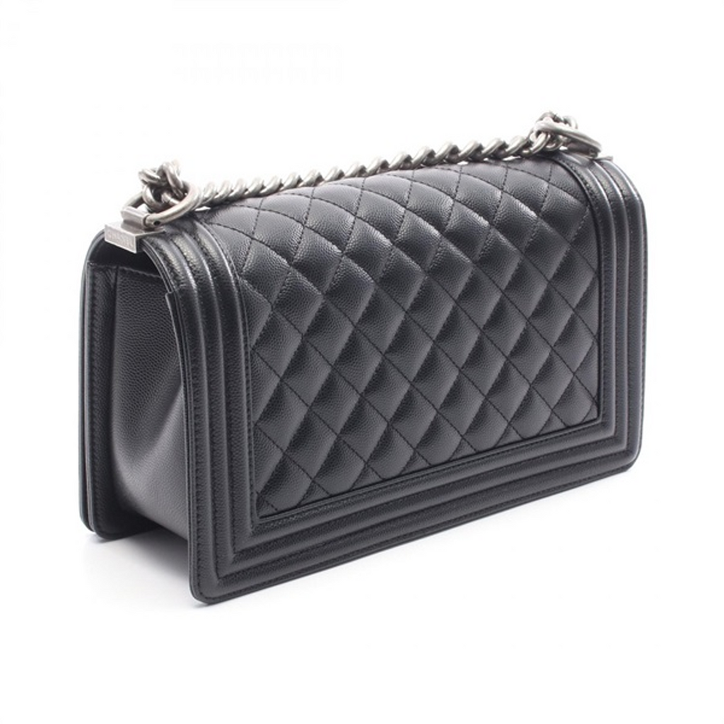CHANEL ボーイシャネル ブラック/Ｓ金具
