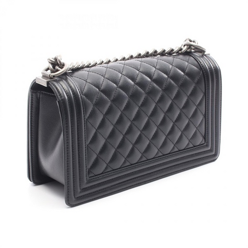 CHANEL ボーイシャネル ブラック/Ｓ金具