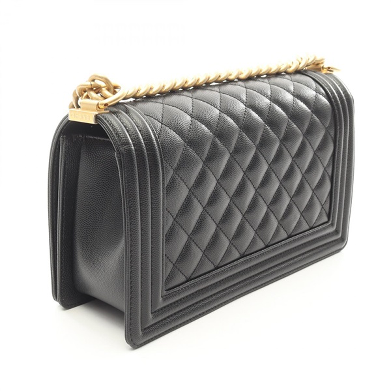 CHANEL ボーイシャネル ブラック/Ｇ金具