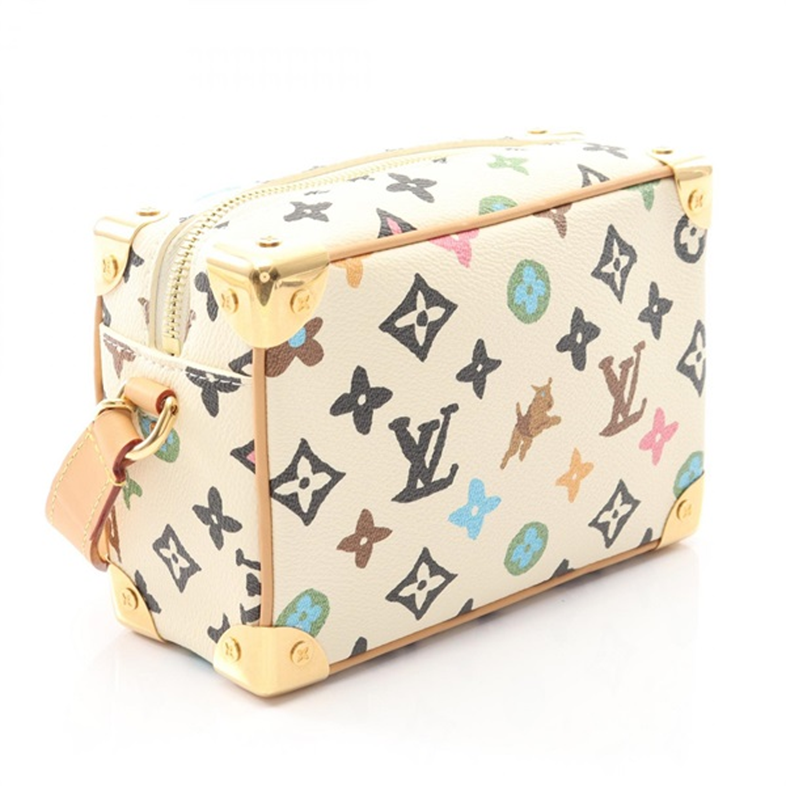 Louis Vuitton ミニソフトトランク アイボリー系/ブラウン系