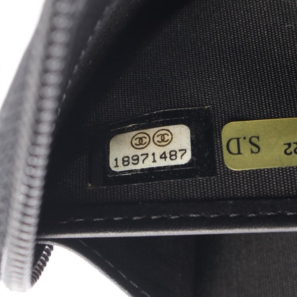 CHANEL ココマーク ラウンド長財布
