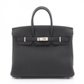 HERMES バーキン25　ブラック/Ｓ金具