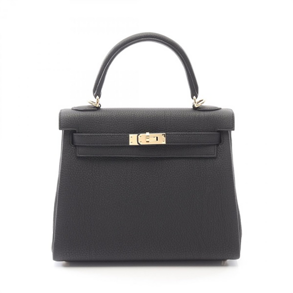 HERMES ケリー25 ブラック/G金具