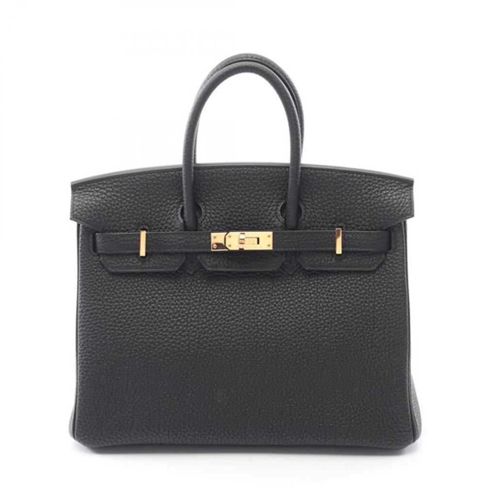 HERMES バーキン25 ブラック/PG金具
