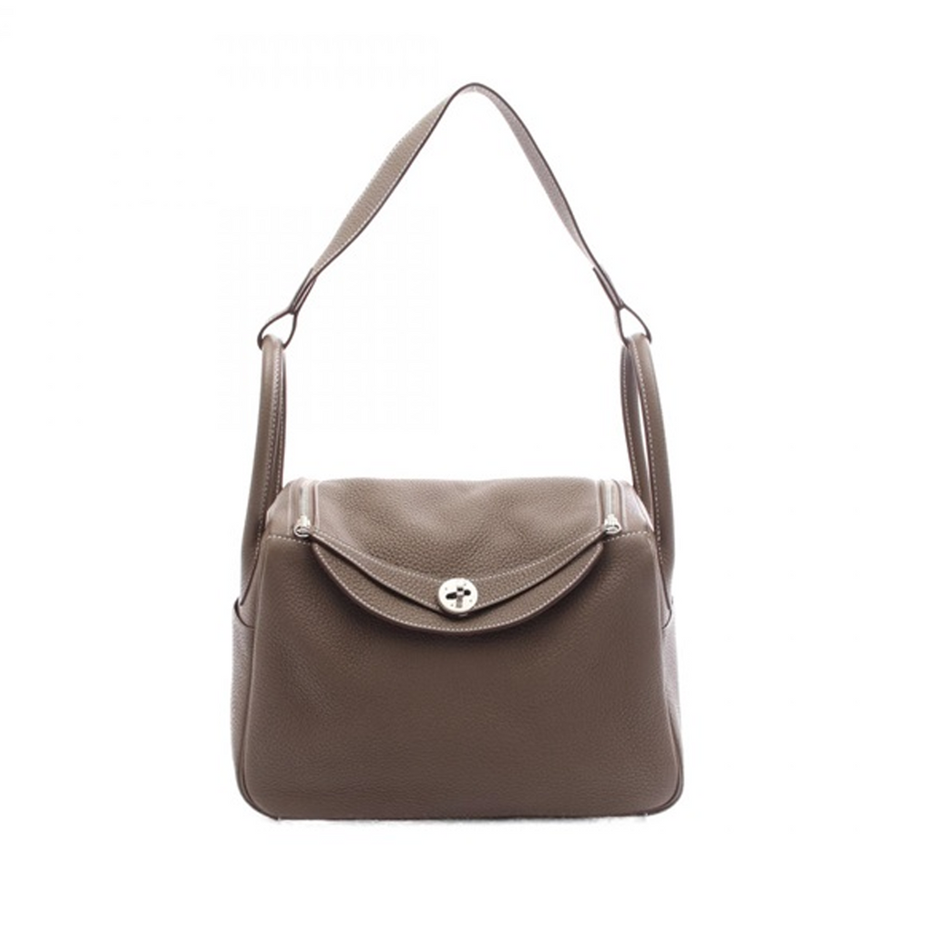 HERMES リンディー30 グレー/S金具