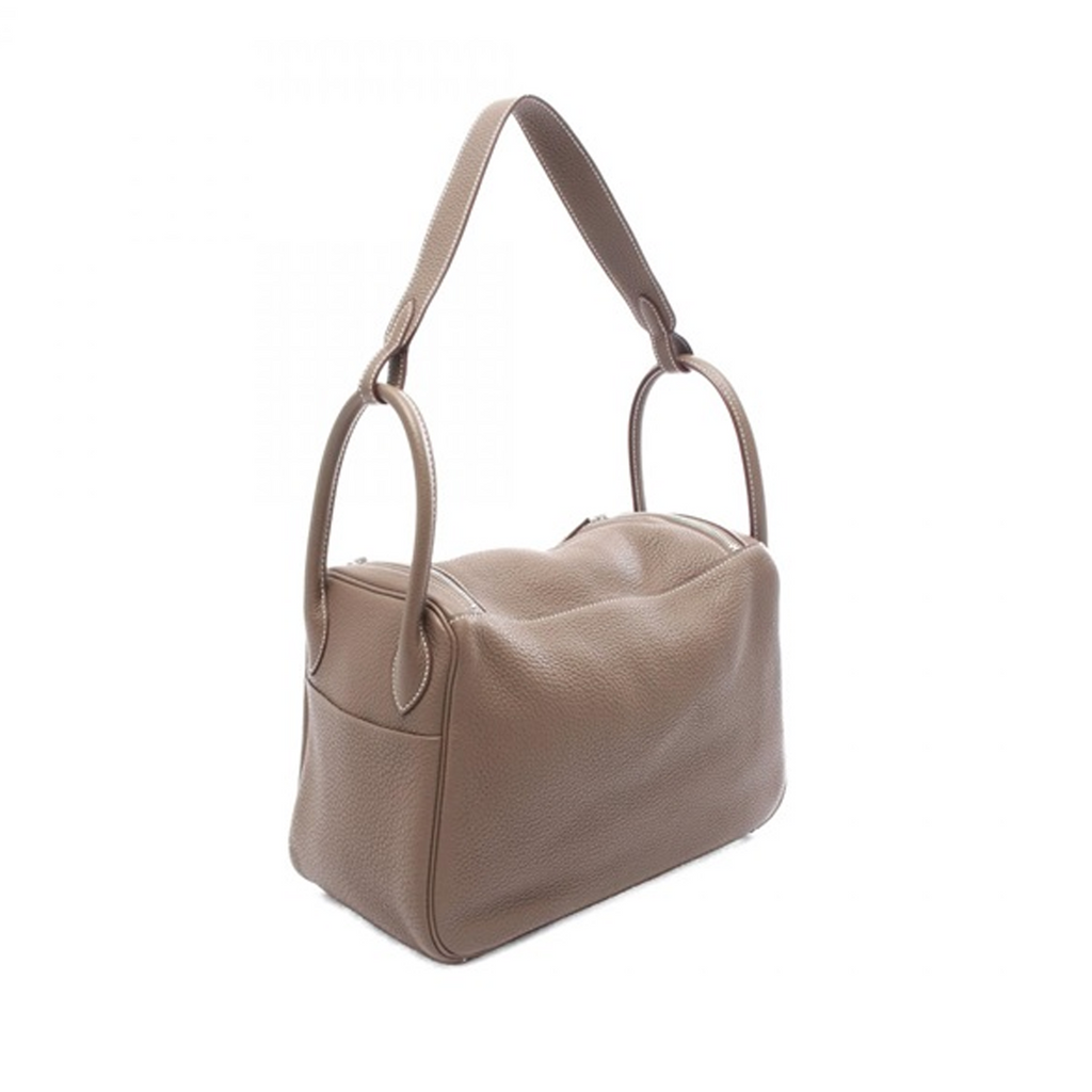 HERMES リンディー30 グレー/S金具