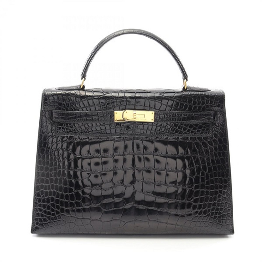 HERMES ケリー32 ブラック/Ｇ金具