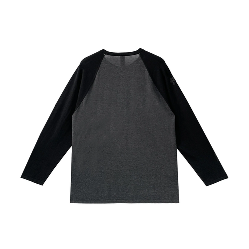 CHROME HEARTS 3 Cross Patch CH Logo Embroidery Raglan Long Sleeve Tee