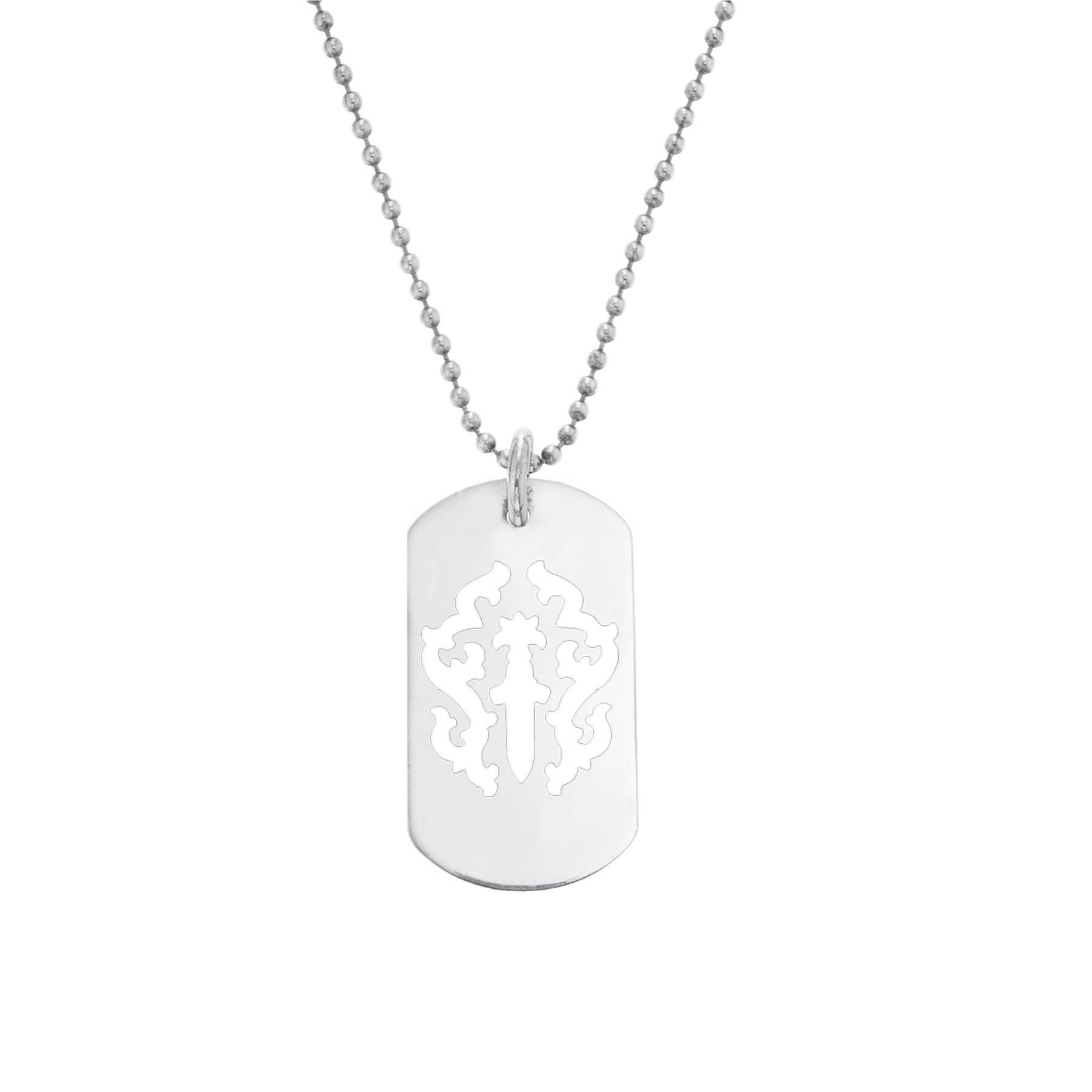 CHROME HEARTS DOG TAG - FLEUR DAGGER