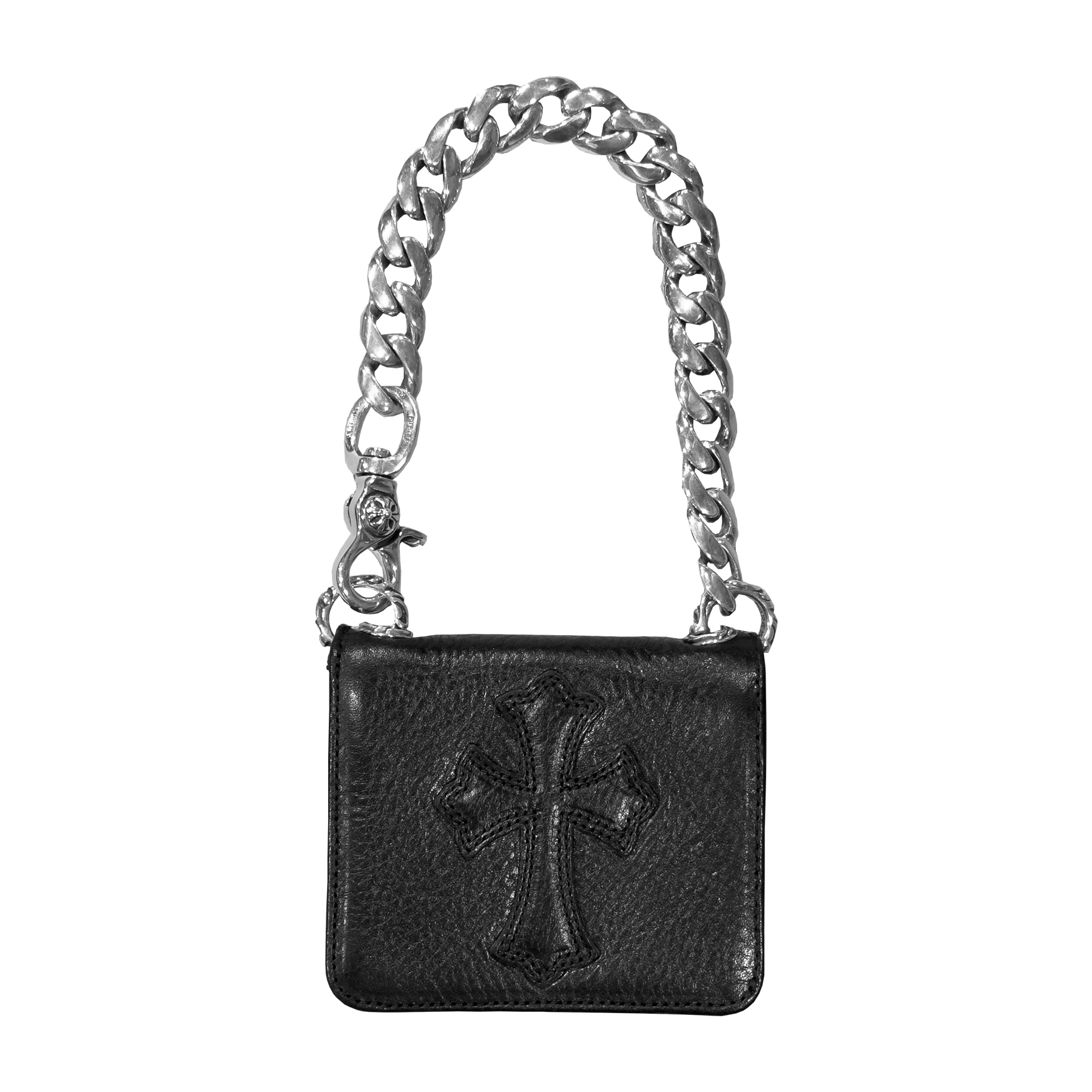 CHROME HEARTS WALLET - TV MAN W/CLSC LNK CHAIN